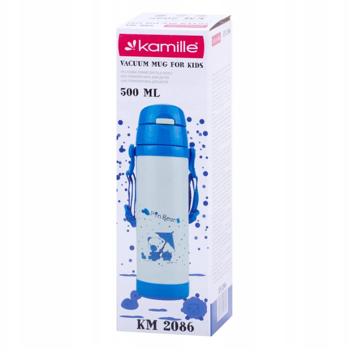 Kubek teremiczny, bidon dla dzieci z nadrukiem 500ml