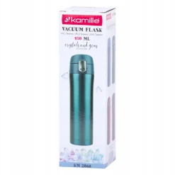 Kubek termiczny, bidon, butelka metaliczny 450ml