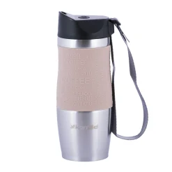 Kubek termiczny z antypoślizgową nakładką "Coffe" 380ml