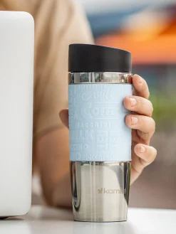 Kubek termiczny z antypoślizgową nakładką 380ml