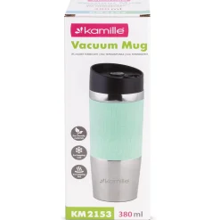 Kubek termiczny z antypoślizgową nakładką 380ml