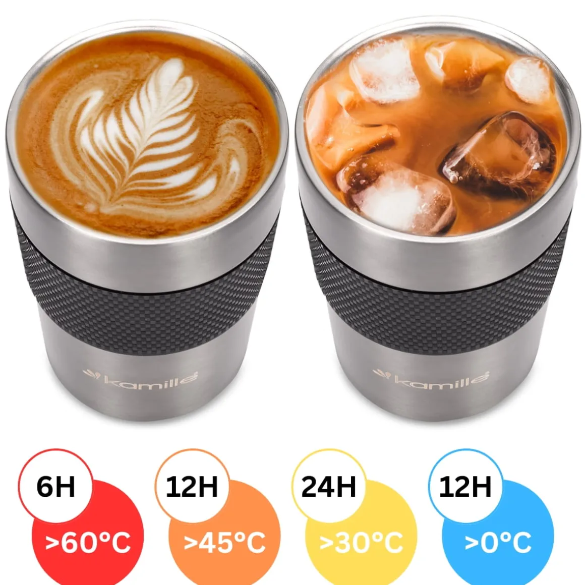 Kubek termos bidon termiczny na kawę herbatę wodę 360ml