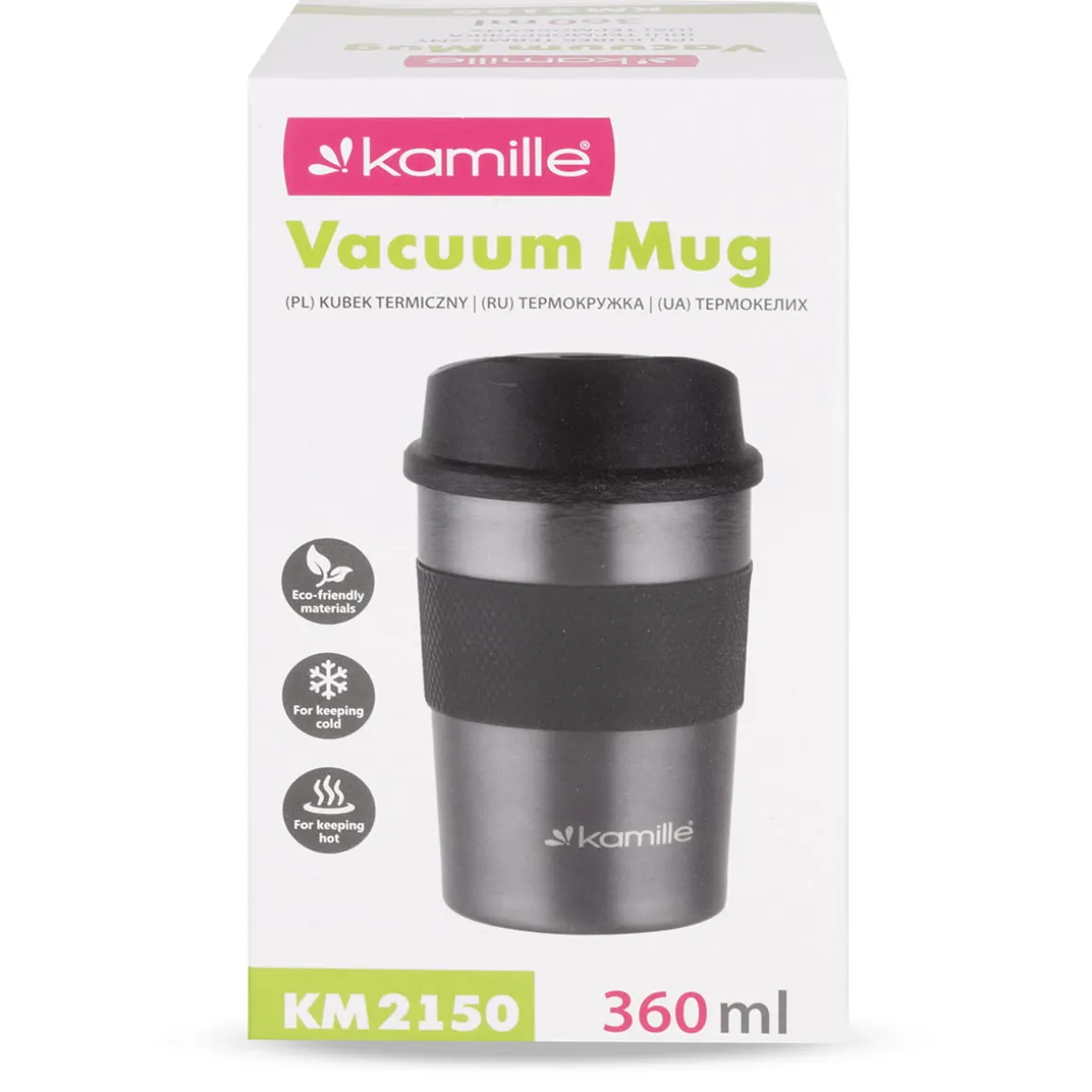 Kubek termos bidon termiczny na kawę herbatę wodę 360ml