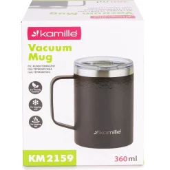 Kubek termos termiczny na kawę herbatę z uchwytem 360ml