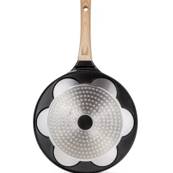 Marmurowa patelnia do pancakes naleśników jajek BUŹKI MINKI EMOTKI 26cm