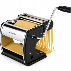 Maszynka ręczna do robienia makaronów wałkowania ciasta 2-w-1 Kamille