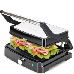 MOCNY rozkładany grill elektryczny, opiekacz do kanapek tortilli 2000W