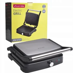 MOCNY rozkładany grill elektryczny, opiekacz do kanapek tortilli 2000W