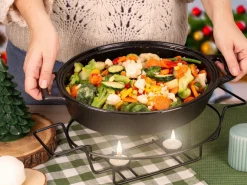 Naczynie żaroodporne ceramiczne waza z podgrzewaczem 3,5l