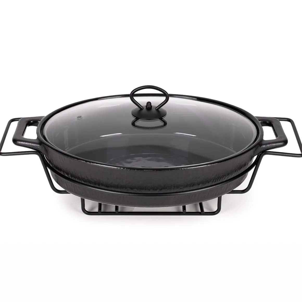 Naczynie żaroodporne ceramiczne waza z podgrzewaczem 3,5l