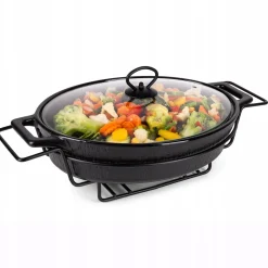 Naczynie żaroodporne ceramiczne waza z podgrzewaczem 3,5l