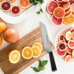 Nóż kuchenny japoński Santoku z powłoką
