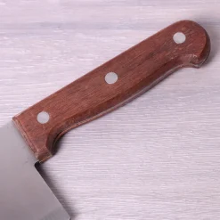 Nóż kuchenny tasak z drewnianą rączką