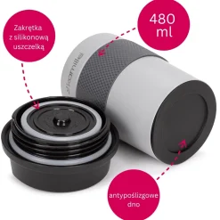 Nowoczesny kubek termiczny termos na napoje 360ml