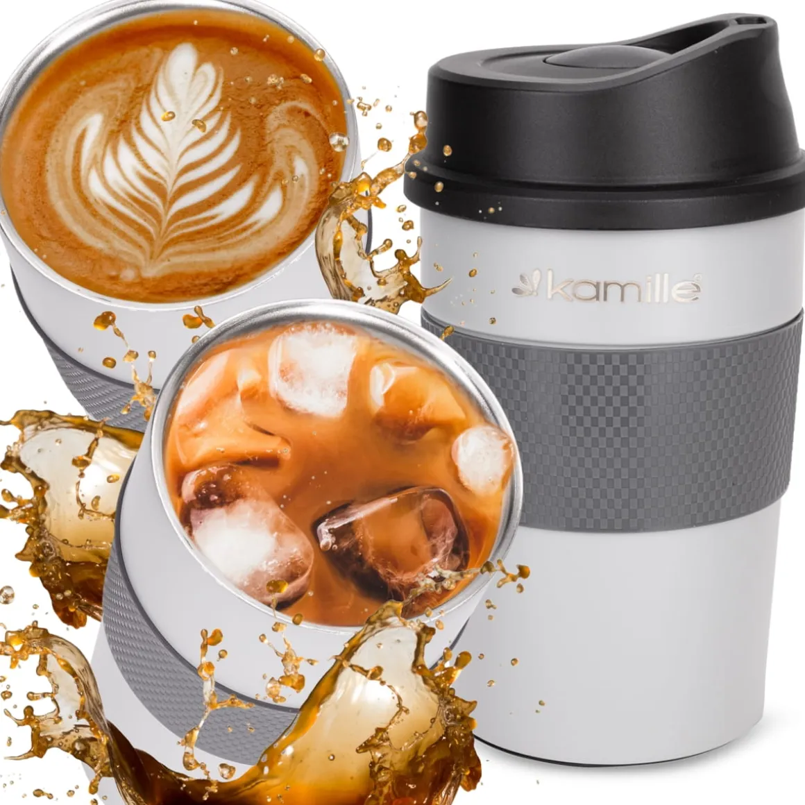 Nowoczesny kubek termiczny termos na napoje 360ml