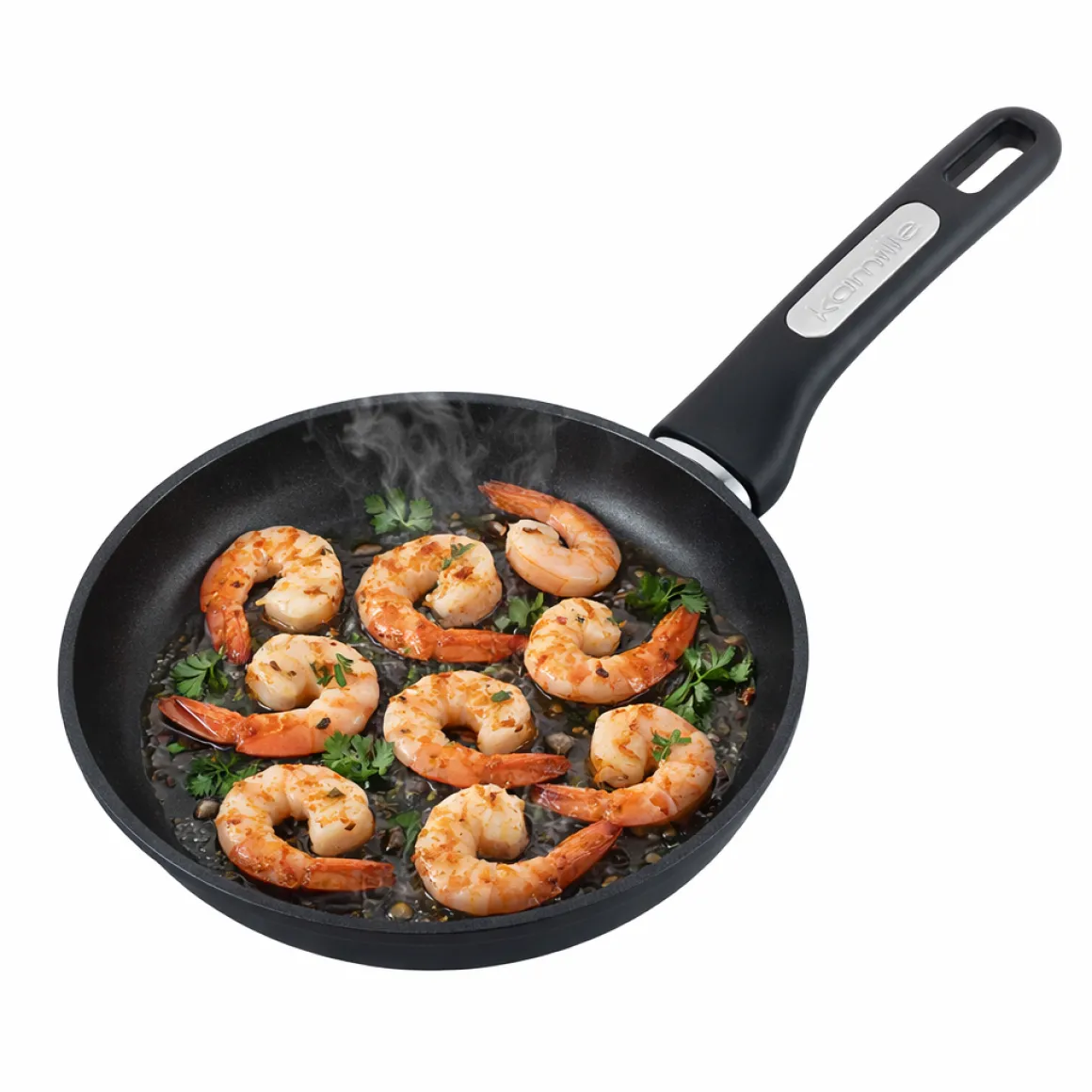 Patelnia 20cm solidna z powłoką "ILAG"