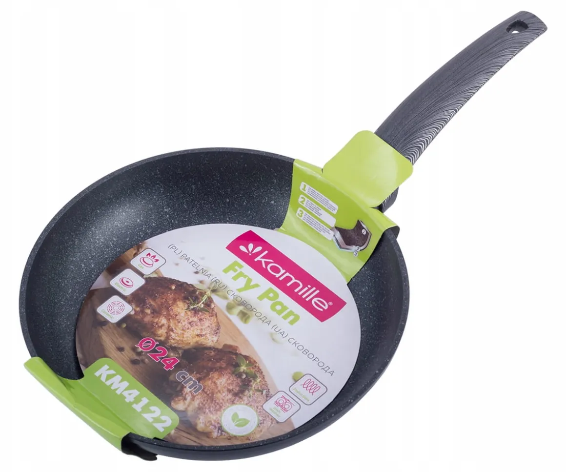 Patelnia 24cm z powłoką marmurkową
