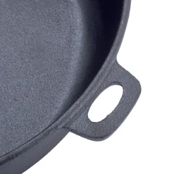Patelnia żeliwna solidna głęboka 28 cm