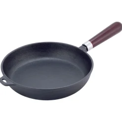 Patelnia żeliwna solidna głęboka 28 cm