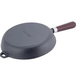 Patelnia żeliwna solidna głęboka 28 cm