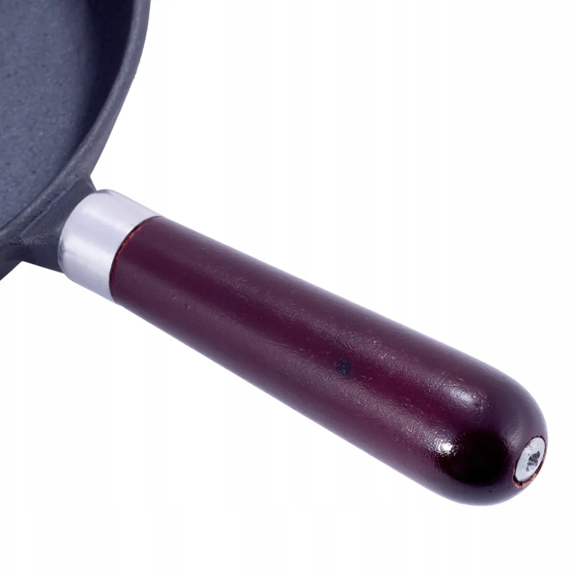 Patelnia żeliwna solidna głęboka 30 cm