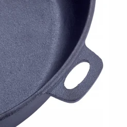 Patelnia żeliwna solidna głęboka 30 cm