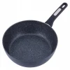 Patelnia głęboka gruba marmurowa 28cm