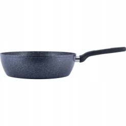 Patelnia głęboka gruba marmurowa 28cm