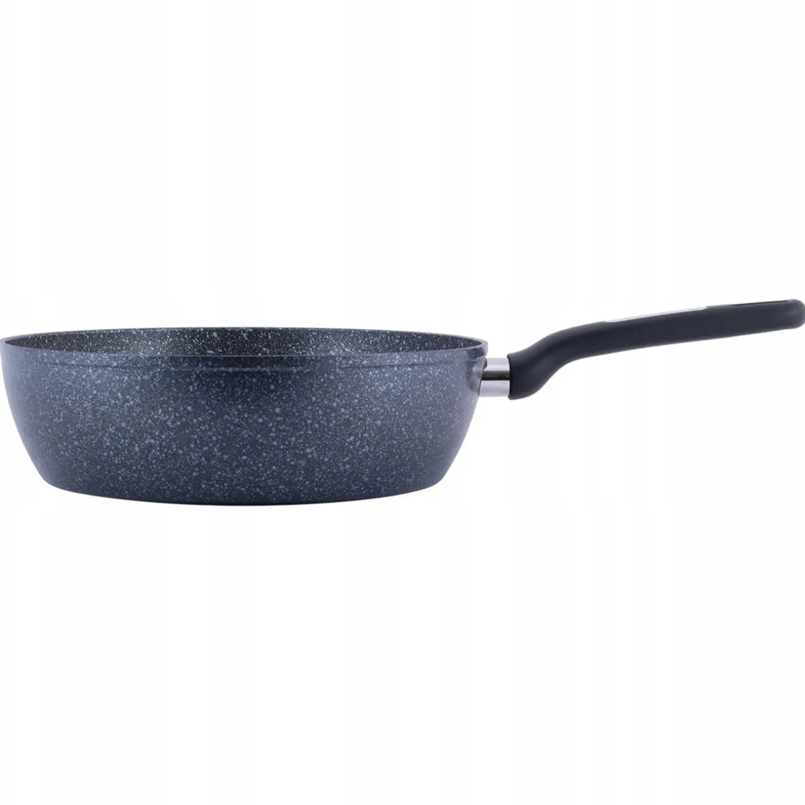 Patelnia głęboka gruba marmurowa 28cm