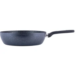 Patelnia głęboka gruba marmurowa 30cm