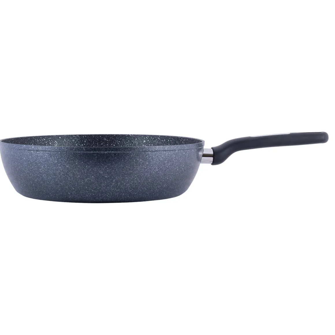 Patelnia głęboka gruba marmurowa 30cm