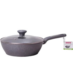 Patelnia głęboka wok 28cm z pokrywką