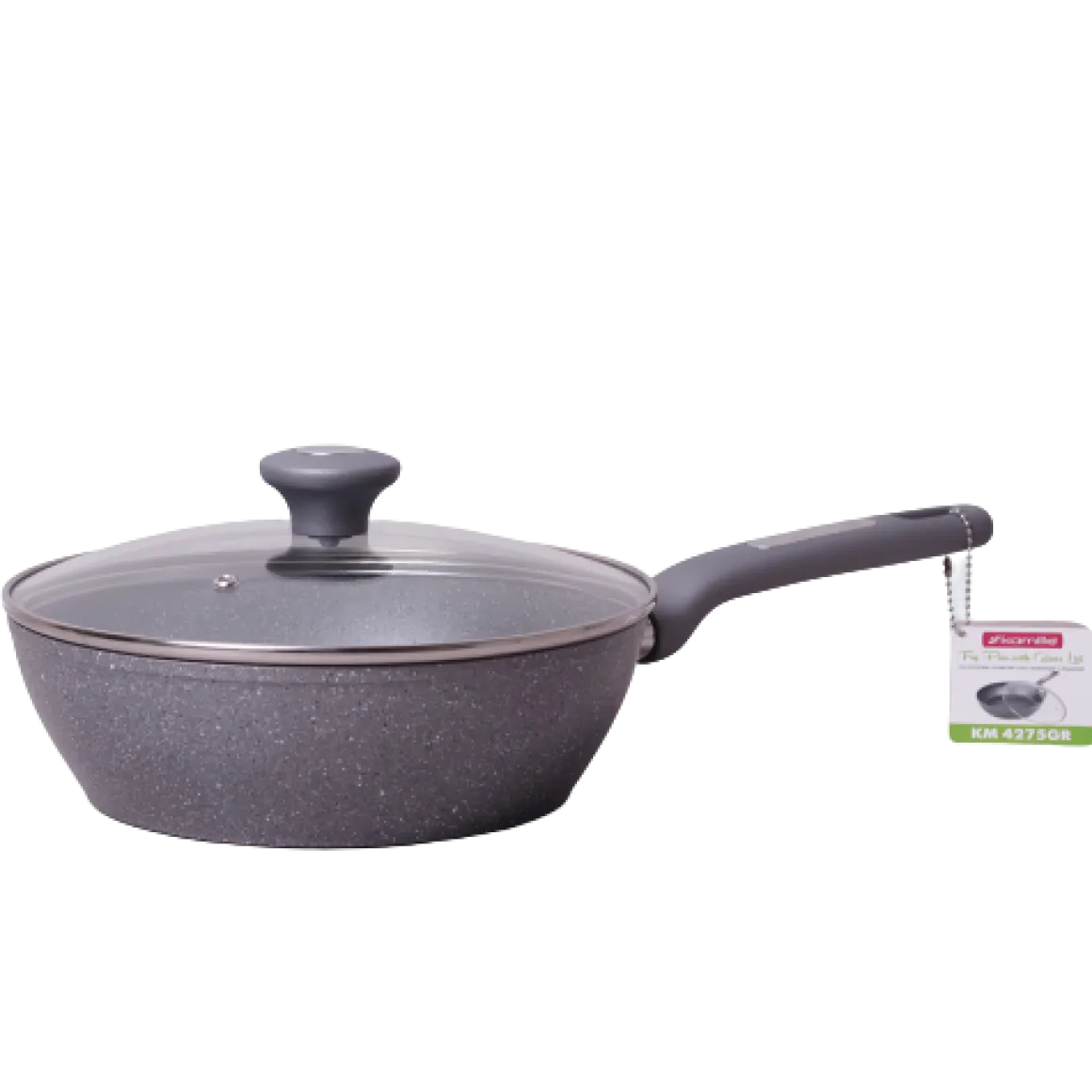 Patelnia głęboka wok 28cm z pokrywką