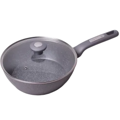 Patelnia głęboka wok 28cm z pokrywką