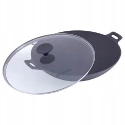 Patelnia głęboka wok żeliwny 30cm