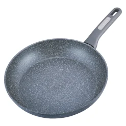 Patelnia granitowa 30cm z pokrywką