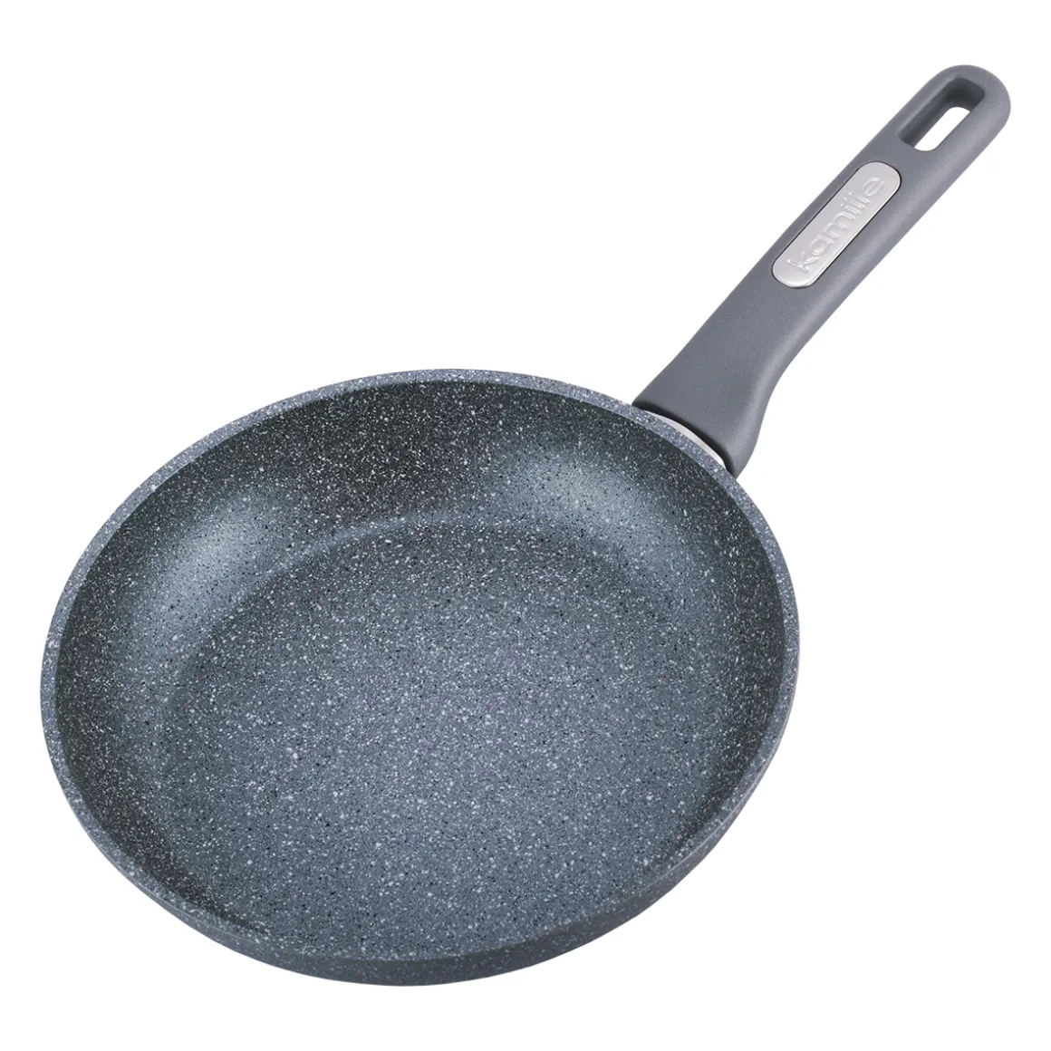 Patelnia granitowa 24cm z pokrywką