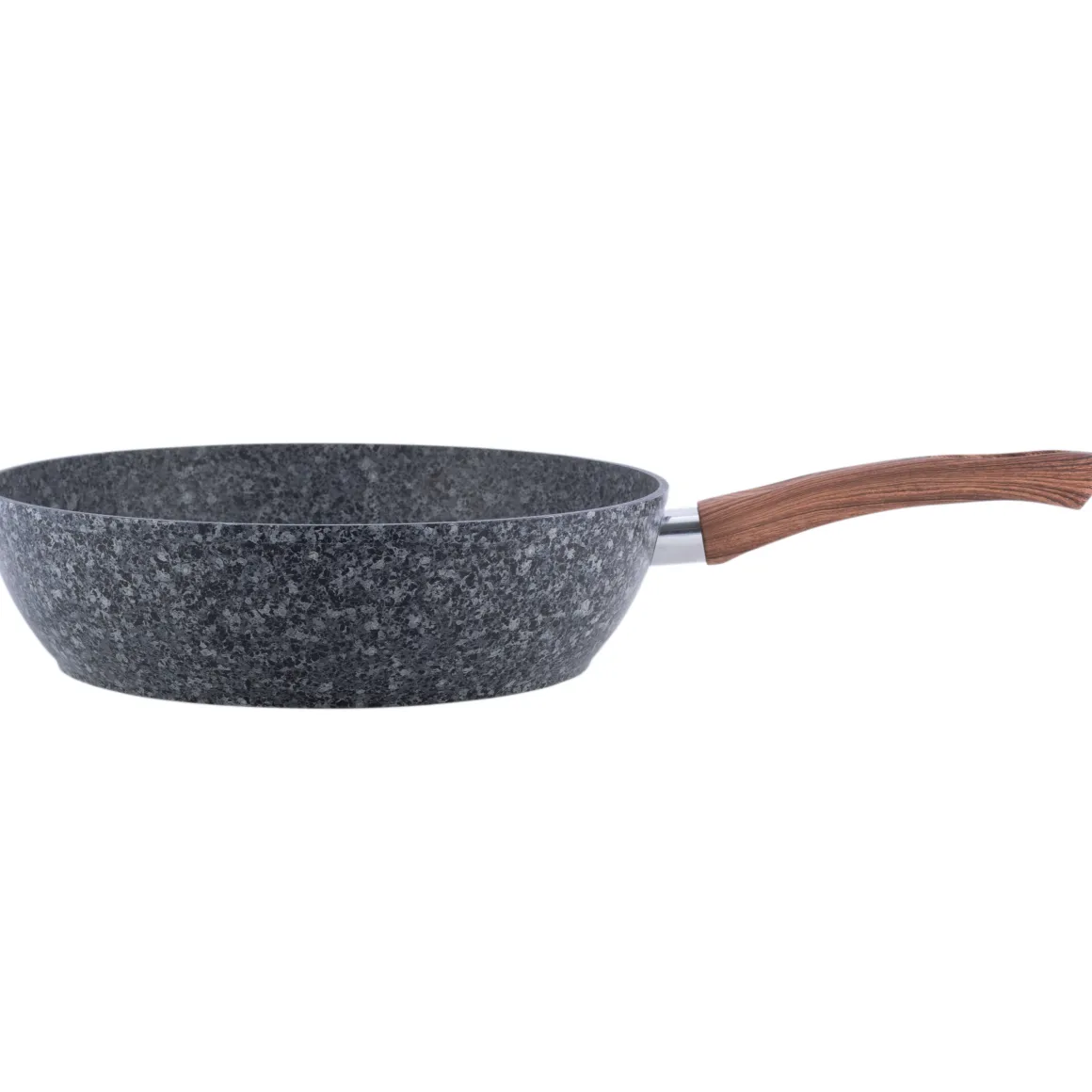 Patelnia granitowa głęboka, wok 28cm