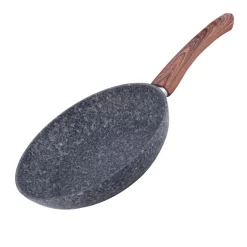Patelnia granitowa głęboka, wok 32cm