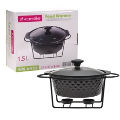 Podgrzewacz, naczynie waza ceramiczna z podgrzewaczem 1,5l