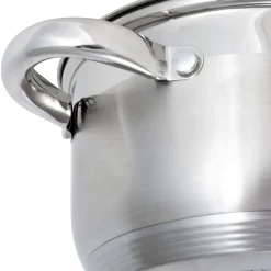 Podstawowy garnek ze stali nierdz. z pokrywką 1,5L