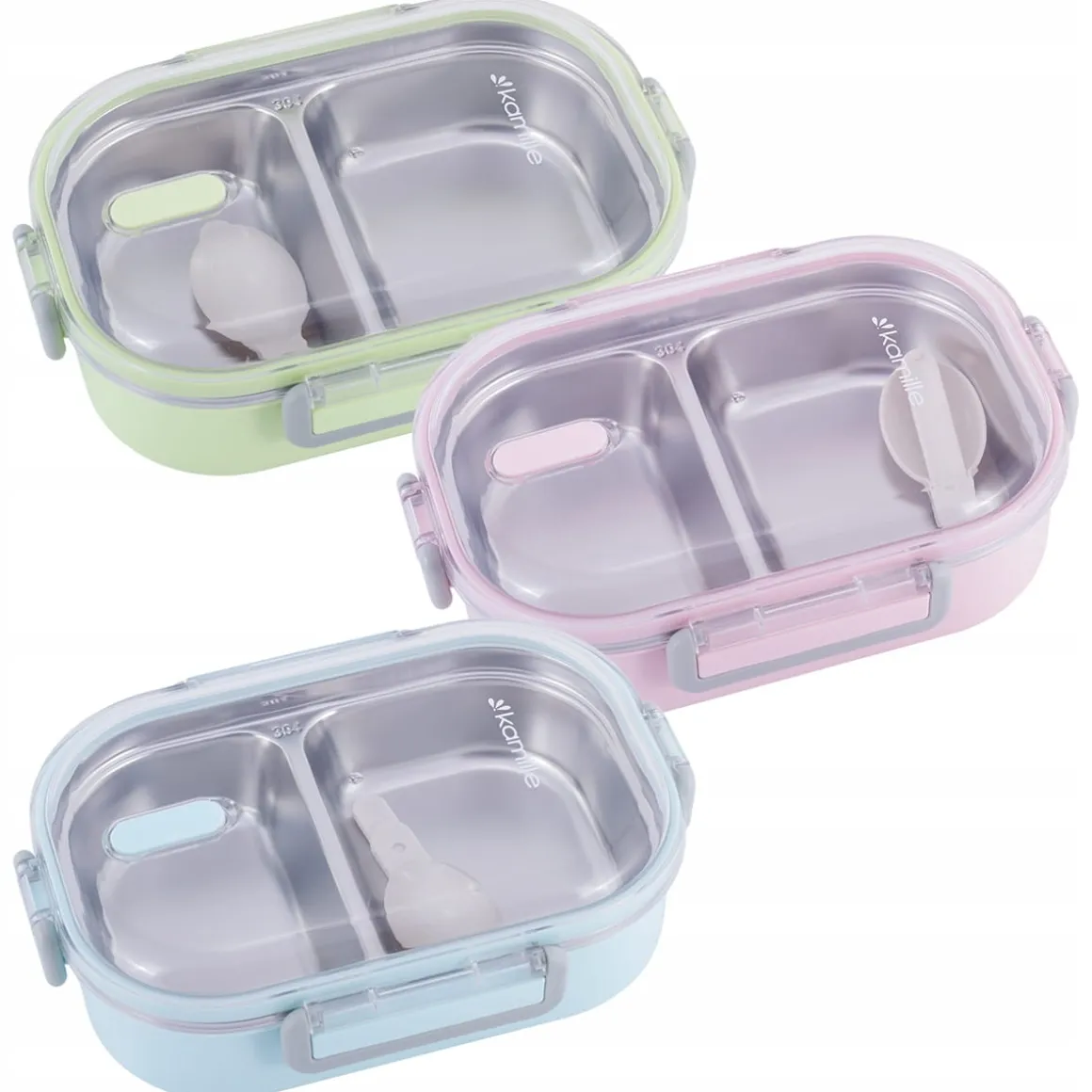 Pojemnik, lunchbox obiadowy dwukomorowy 650ml