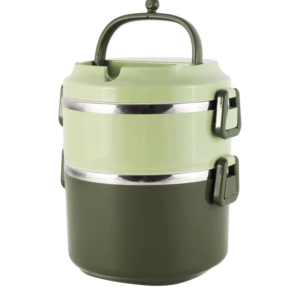 Pojemnik obiadowy, lunchbox, menażka dwukomorowy 1,7L