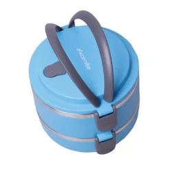 Pojemnik obiadowy, lunchbox na żywność dwukomorowy 1,4L