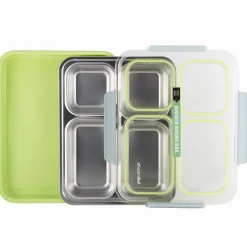 Pojemnik obiadowy, lunchbox z przegrodami do pracy, szkoły