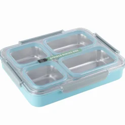 Pojemnik obiadowy, lunchbox z przegrodami do pracy, szkoły