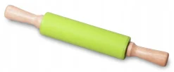 Poręczny wałek do ciasta silikonowy, obrotowy 38cm