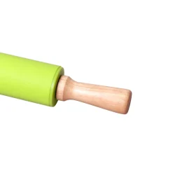 Poręczny wałek do ciasta silikonowy, obrotowy 38cm
