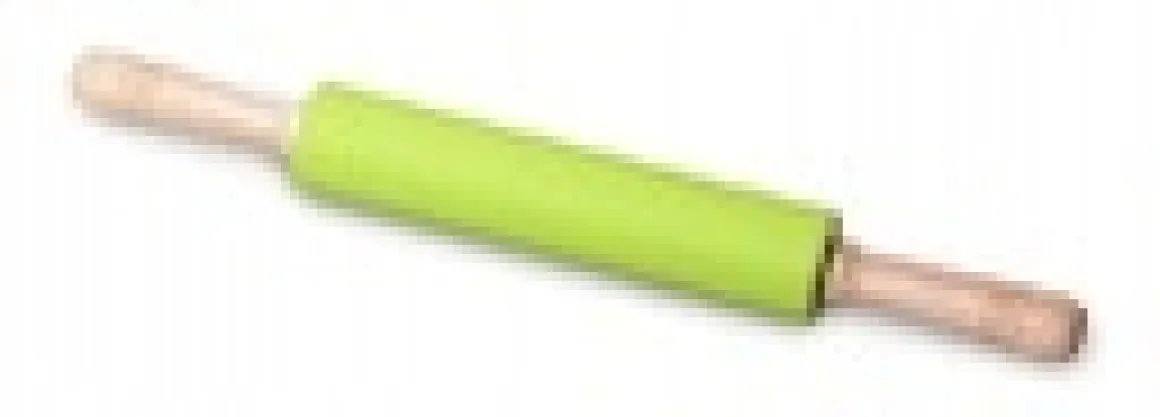 Poręczny wałek do ciasta silikonowy, obrotowy 47cm