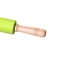 Poręczny wałek do ciasta silikonowy, obrotowy 47cm